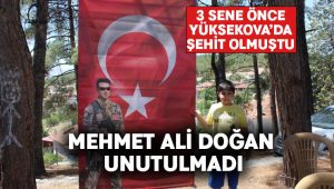 Şehit polis memuru Mehmet Ali Doğan unutulmadı