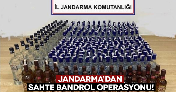 Jandarma’dan Denizli’de sahte bandrol operasyonu!