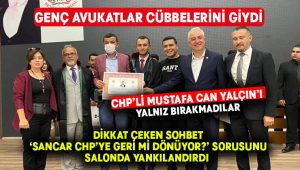 13 Genç avukatın cübbe töreninde dikkat çeken Sancar, Çavuşoğlu buluşması