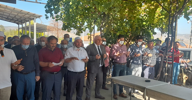 Belediye Başkanı Mustafa Şevik, yağmur duasına katıldı