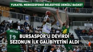 Merkezefendi Belediyesi Denizli Basket sezonun ilk galibiyetini aldı