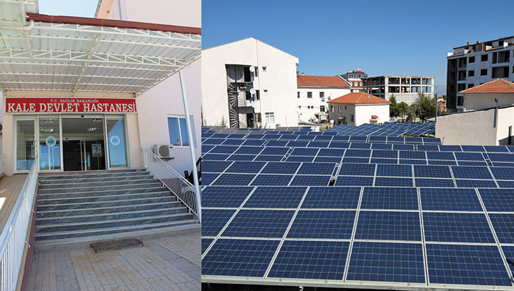 Kale Devlet Hastanesi’ne güneş enerjisi santrali