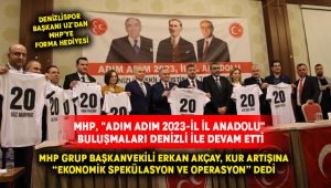 MHP Grup Başkanvekili Akçay Denizli’de konuştu: “Kur artışı, ekonomik spekülasyon ve operasyondur”