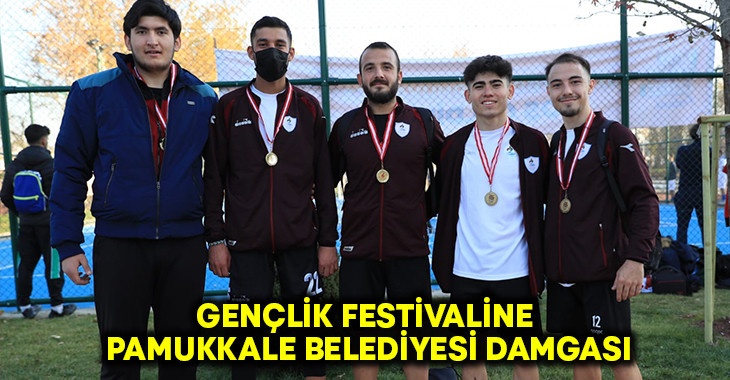 Gençlik Festivaline Pamukkale Belediyesi Damgası