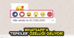 WhatsApp mesajlarına “tepkiler” özelliği geliyor!
