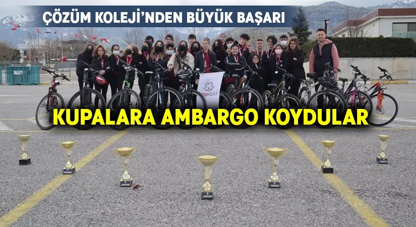 Çözüm Koleji’nden bisiklet yarışmalarında büyük başarı