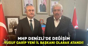 MHP Denizli’de değişim.. Yusuf Garip yeni il başkanı olarak atandı!