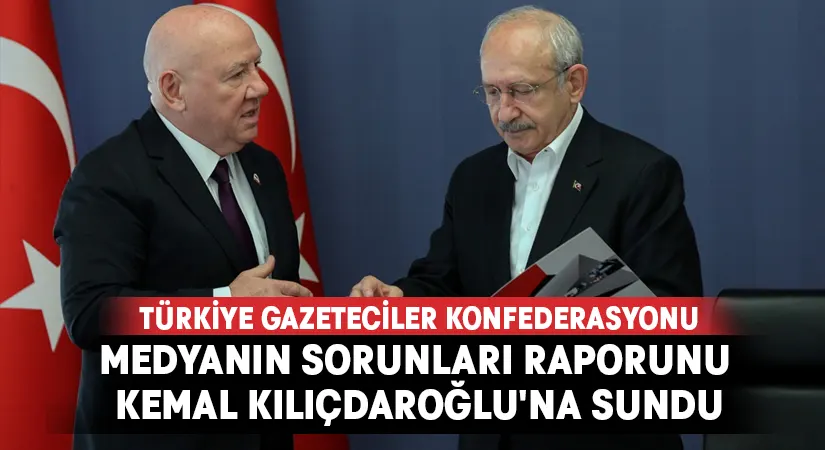 TGK, Medyanın Sorunları Raporunu Kemal Kılıçdaroğlu’na Sundu
