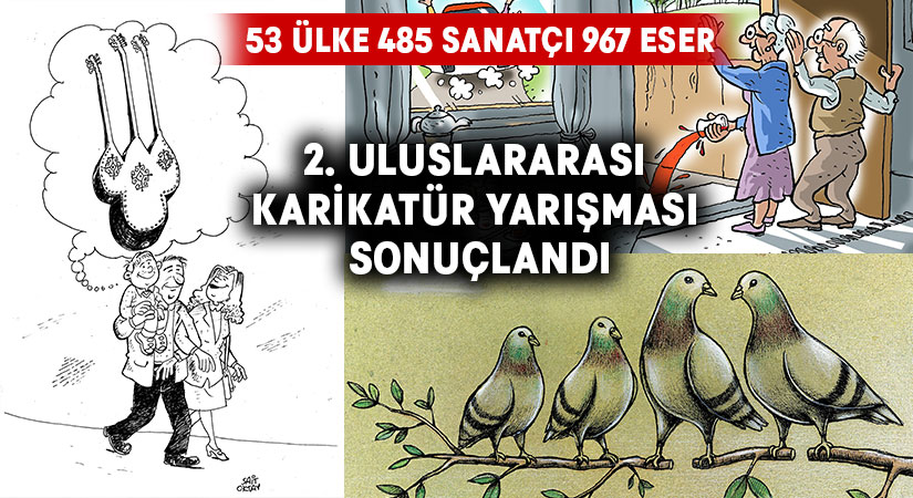 Büyükşehir’in 2. uluslararası karikatür yarışması sonuçlandı