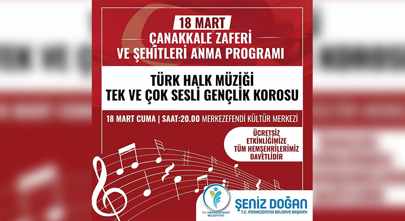 Merkezefendi Belediyesi Türk Halk Müziği Tek Ve Çok Sesli Gençlik Korosu Konseri
