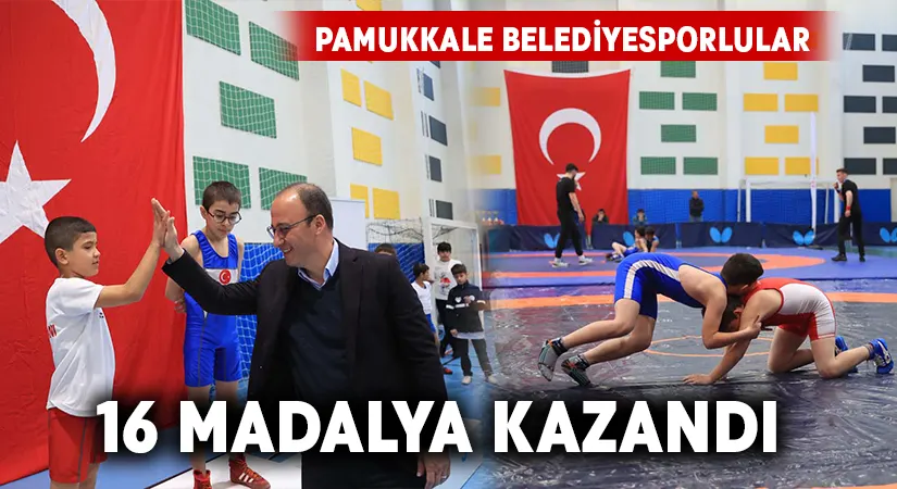 Pamukkale Belediyesporlular 16 Madalya Kazandı