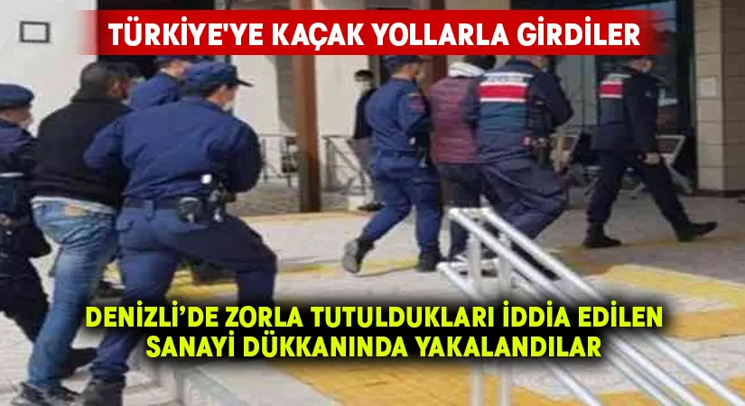 Türkiye’ye kaçak yollarla giren 6 yabancı Denizli’de yakalandı