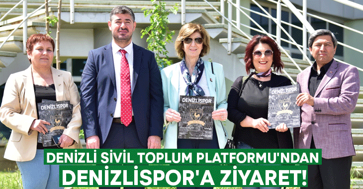 Denizli Sivil Toplum Platformu’ndan Denizlispor’a ziyaret!
