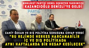 Kazancıoğlu, Denizli’de konuştu: “Bu rejimde herkes harcanabilir”