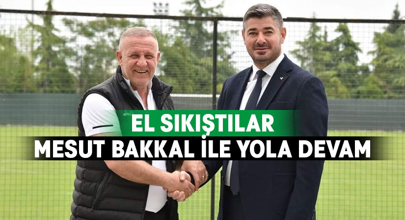 Altaş Denizlispor’dan açıklama! Mesut Bakkal ile yola devam