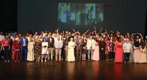 PAÜ’nün yabancı öğrencilerinden renkli mezuniyet töreni