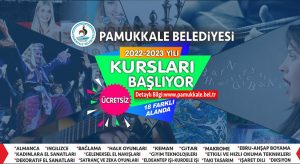Pamukkale Belediyesi’nin yeni dönem kursları başlıyor