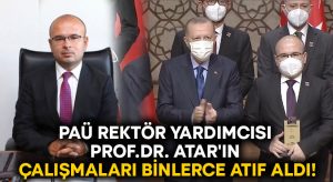 PAÜ Rektör Yardımcısı Prof.Dr. Atar’ın çalışmaları binlerce atıf aldı!