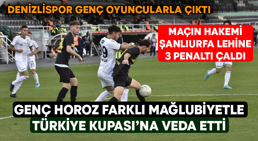 Genç Horoz Farklı Mağlubiyetle Türkiye Kupası’na Veda Etti