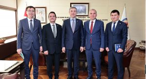 Kazakistan Büyükelçisi’nden Başkan Zolan’a ziyaret