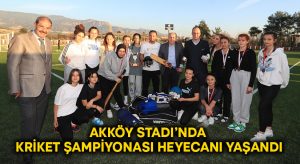 Akköy Stadı’nda Kriket Şampiyonası Heyecanı Yaşandı