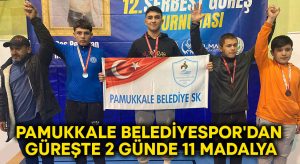 Pamukkale Belediyespor’dan Güreşte 2 Günde 11 Madalya