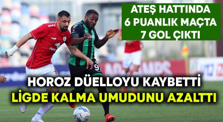 Altaş Denizlispor 6 puanlık maçı kaybetti, ligde kalma umudunu azalttı
