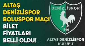 Altaş Denizlispor – Boluspor maçı biletleri satışa çıktı!