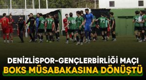 Denizlispor, Gençlerbirliği futbol maçı boks müsabakasına dönüştü