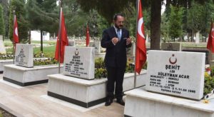 MHP İl Başkanı Yılmaz; “Şehitlerimize borcumuzu güçlü bir Türkiye bırakarak ödeyebiliriz”