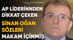 Adalet Partisi Genel Başkanı Öz: Sinan Oğan bana ‘Erdoğan’a destek verirsek yönetim kadrosunda olabiliriz’ dedi