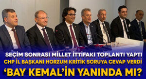 CHP İl Başkanı Horzum açıkladı.. Kılıçdaroğlu’nun yanında mı?