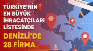 Türkiye’nin En Büyük İhracatçıları Listesinde Denizli’den 28 Firma