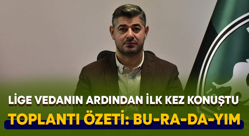 Denizlispor lige vedasının ardından Mehmet Uz ilk kez konuştu