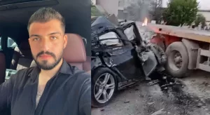 İzmir’de otomobil tırın dorsesine saplandı Delil Süer hayatını kaybetti